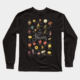 The ABCs of Wildflowers Long Sleeve T-Shirt